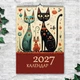 Календарь настенный перекидной А3 «Señor Gato» 2027 — 13 иллюстраций котов ENTERSTORE 42х29.7 см (ART 250141) - изображение 1