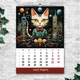Календарь настенный перекидной А3 «Señor Gato» 2027 — 13 иллюстраций котов ENTERSTORE 42х29.7 см (ART 250141) - изображение 4