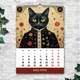 Календарь настенный перекидной А3 «Señor Gato» 2027 — 13 иллюстраций котов ENTERSTORE 42х29.7 см (ART 250141) - изображение 5