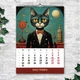 Календарь настенный перекидной А3 «Señor Gato» 2027 — 13 иллюстраций котов ENTERSTORE 42х29.7 см (ART 250141) - изображение 9