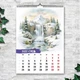 Календарь 2027 настенный перекидной Арт Нежность 13 листов ENTERSTORE 42х29.7 см (ART 250202) - изображение 2