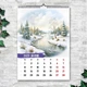 Календарь 2027 настенный перекидной Арт Нежность 13 листов ENTERSTORE 42х29.7 см (ART 250202) - изображение 3