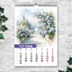 Календарь 2027 настенный перекидной Арт Нежность 13 листов ENTERSTORE 42х29.7 см (ART 250202) - изображение 6