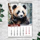 Календарь 2027 настенный перекидной Панда. Арт. 13 листов ENTERSTORE 42х29.7 см (ART 250204) - изображение 13
