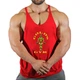 Майка чоловіча для тренувань Gold's Gym червона L - зображення 1