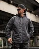 Мужская ветровка Born Of War милитари с капюшоном серая водоотталкивающая легкая XXL - изображение 2