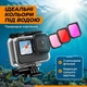 Набір аксесуарів 5в1 для GoPro Hero 9/10/11/12 з аквабоксом, фільтрами та захисним склом - зображення 4