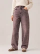 Женские демисезонные джинсы Baggy коричневые (N7424-1) 26 - изображение 1
