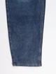 Женские демисезонные джинсы Baggy с потертостями темно-синие (N7424-4) 27 - изображение 7