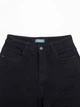 Женские демисезонные джинсы полубатал Baggy черные (N7425-1) 30 - изображение 6