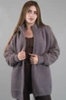 Женская кофта из альпаки сиреневая однотонная на молнии one size (263403) - изображение 1