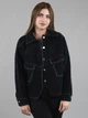 Женская демисезонная кофта из альпаки черная one size (2378) - изображение 2