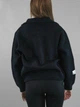 Женская демисезонная кофта из альпаки черная one size (722) - изображение 5