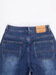 Женские демисезонные джинсы Baggy темно-синие (N7424-3) 28 - изображение 6