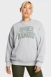 Жіночий сірий світшот UA Icon HWT Terry OS Crew Under Armour M 1386493-011 - изображение 1