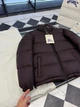 Мужская коричневая пуховая куртка Burberry со стойкой, гусиный пух 3XL - изображение 7