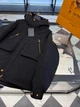 Мужская черная пуховая куртка Louis Vuitton Monogram с капюшоном, гусиный пух 90% M - изображение 3