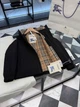 Мужская черная пуховая куртка Burberry с капюшоном, гусиный пух 90% 3XL - изображение 9