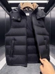 Мужская черная пуховая жилетка Burberry с капюшоном, гусиный пух 90% 3XL - изображение 8