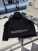 Мужская черная пуховая куртка Burberry с капюшоном, гусиный пух 90% L - изображение 12