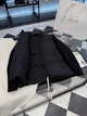 Мужская пуховая куртка Dior Oblique Диор черная с трикотажными рукавами, XL - изображение 11