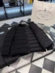 Мужская пуховая куртка Prada черная с вельветовым воротником Oversize, L - изображение 10