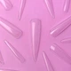 LUNA Gel Tips Coffin Long Half Cover Гелеві тіпси для нарощування нігтів, 240 шт - изображение 4