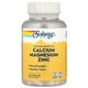 Кальцій, магній і цинк, витамини Calcium, Magnesium, Zinc, Solaray, 100 вегетаріанських капсул (SOR-04560) - зображення 1