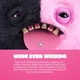 М'яка плюшева іграшка Монстр Дивак з широкими очима Fuggler Funny Ugly Monster Baddies Wide Eyed Weirdo (157115D) - изображение 4
