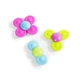 Набор прорезывателей спиннеров Fat Brain Toys силиконовые 3 шт разноцветные - изображение 3