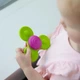 Набор прорезывателей спиннеров Fat Brain Toys силиконовые 3 шт разноцветные - изображение 6