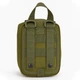 Аптечка тактическая (20х15х8 см) на системе Molle A87 Олива - изображение 4
