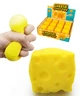 Сквиш антистресс Сыр Кубик 5.5cm Желтый, пена Unison (712371-1) - изображение 2