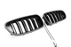 Ноздри M-Look LED (чёрный глянец) для BMW 5 серия F10/F11 2010–2016 гг - изображение 4