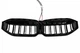 Ноздри M-Look LED (2022-2026, черный глянец) для BMW 3 серия G20/G21 2018- гг - изображение 3