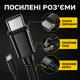 Кабель для быстрой зарядки iPhone кабель type c для Samsung кабель для зарядки Xiaomi шнур тайпси ipad 1m Pavlysh Black 240W - изображение 5