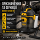 Пилосос BOXER для сухого вологого прибирання 2400 Вт промисловий мийний 15 л професійний екстрактор 18 кПа хімчистки килимів меблів автомобіля збір рідини видування HEPA металевий бак - зображення 2