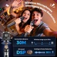 Портативная колонка HWWR S8-T Bluetooth 5.3 с 3 беспроводными микрофонами для вечеринок - изображение 3