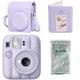 Набір камера Fujifilm Instax Mini 13 Dreamy Purple, Фотопапір 10шт, Чохол, Фотоальбом 64 фото Фіолетовий (Подарункове пакування) - изображение 1