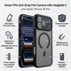 Чохол TPU Anti Drop Full Camera with MagSafe-C Apple iPhone18 Pro панель-накладка для телефону айфон 18 Pro магніт зарядка Black - изображение 1