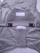 Дитячий портативний гамак для літака від народження, сірий - изображение 4