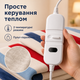 Электроодеяло с подогревом 150×180 см 130 Вт, 2 температурных режима, пульт управления, быстрый нагрев для кровати, дивана и отдыха - изображение 2