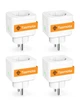 Розумна Wi-Fi розетка Refoss Tasmota P11 (4шт) Біла (102188426) - зображення 1