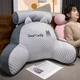Подушка-спинка RIAS Good Lucky для сидіння з підлокітниками та валиком 70x50x25 см White-Grey (3_08665) - зображення 7