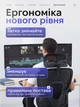 Кресло геймерское игровое эргономичное офисное с 4D подлокотниками подголовником нагрузка до 140 кг механизм STG газлифт 4 уровня наклона металлическая основа на колесах анатомическое для работы и геймеров - изображение 5