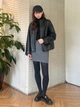 Куртка из искусственной кожи женская Uniqlo 490148469 M Черная (1159851802) - изображение 11