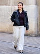 Куртка из искусственной кожи женская Uniqlo 490148469 M Черная (1159851802) - изображение 15