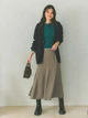 Лонгслив длинный женский Uniqlo 652251550 L Зеленый (1162016360) - изображение 8