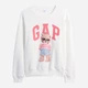 Свитшот на флисе женский GAP 816528978 S Молочный (1162031517) - изображение 5
