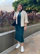 Куртка демисезонная женская Uniqlo 12793529 XS Молочная (1162142171) - изображение 13